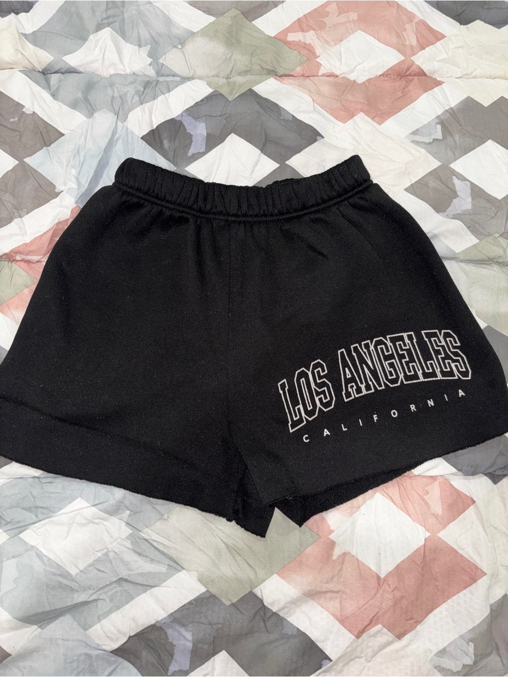 Los Angeles Graphic Black Women’s Shorts